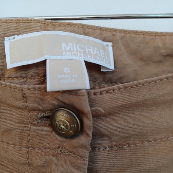 Michael Kors Pant Ankle Zip Detail Cotton Chino Womens size 6 - Picture 4 of 14